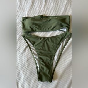 Two piece bathing suit